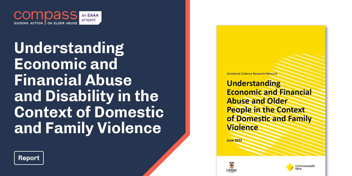 Understanding Economic and Financial Abuse and Older People in the ...